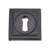 Matt Black Round Escutcheon (Square)