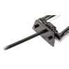 Black Slimline Art Deco Door Knocker
