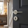 Complete Gio Door Handle Pack - Sashlock - Satin Nickel - 65mm / 3-inch Hinges - JE-E7B8-SN