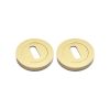 Oval Standard Escutcheon Satin Brass