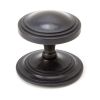 Aged Bronze Art Deco Centre Door Knob