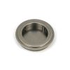 Pewter 60mm Art Deco Round Pull