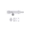 Zoo Hardware Architectural Barrel Bolt 100mm x 30mm - Chrome