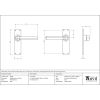 Polished Brass Straight Lever Latch Set