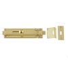 Jedo Architectural Slide Bolts 150x40mm Polished Brass - By Frelan Hardware - JV178PB