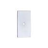 Rectangle Backplate for Cupboard Knobs Satin Chrome