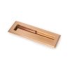 Polished Bronze 175mm Art Deco Rectangular Pull