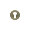 Zoo Hardware Euro profile round escutcheon - Antique Brass