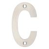 Zoo Hardware Letter - C - 75mm - Satin Stainless
