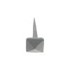 Square Spike Head Iron Nail 1" x 3" Beeswax