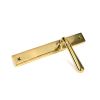 Polished Brass Newbury Slimline Lever Espag. Latch Set