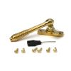 Polished Brass Locking Reeded Fastener