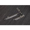 Atlantic Solid Brass Surface Door Bolt 6" - Distressed Silver