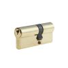 Jedo Euro Profile Offset Double Cylinders to Differ 35x55mm Polished Brass - By Frelan Hardware - JL-3555EPDPB