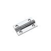 Zoo Hardware Solid drawn brass butt hinge - 38 x 22 x 1.3mm - Polished Chrome