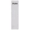 Zoo Hardware Finger Plate - Push (Radius) 75mm x 300mm - Satin Stainless
