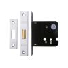 Zoo Hardware 3 Lever Dead Lock - Nickel Plate