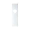 Zoo Hardware Spare Push on Latch Backplate for Aluminium - Satin