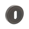 Old English Key Escutcheons - Urban Dark Bronze (Pair)