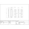 Satin SS ½" Rebate Kit for Euro Sash Lock