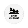 Zoo Hardware Baby Change - 76mm dia - White