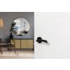 STATUS Texas Lever Door Handle on Round Rose - Urban Dark Bronze