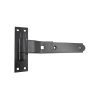 Hook and Band Hinge - Cranked 10" - 250mm Black