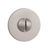 Tupai Rapido 5S Line WC Turn on 5mm Slimline Round Rose (bolt through fixing only) - Pearl Nickel