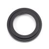 Matt Black Round Euro Escutcheon (Art Deco)