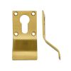 Zoo Hardware Cylinder Latch Pull - Euro Profile - 88mm x 43mm - Favo Satin Brass