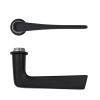 Zoo Hardware Como Lever on 32mm Round Mini Rose - Black