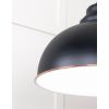 White Gloss Harborne Pendant in Elan Black