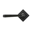 External Beeswax Avon Round Lever on Rose Set (Square)
