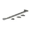 Pewter 12" Peardrop Stay