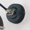 Smooth Nickel Brindley Wall Light in Dingle