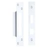 Zoo Hardware Spare Acc Pk for UK Sash Locks - *BLANK* - contains Forend, Strike and Fixing Screws - Chrome