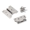 Polished SS (304) 4" x 2" x 4" Parliament Hinge (pair)
