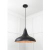 Smooth Copper Frankley Pendant in Elan Black