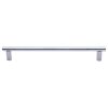 Heritage Brass Door Pull Handle Round Bar Design 489mm&nbsp;Polished Chrome Finish