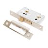 Nickel 2½" Bathroom Mortice Lock