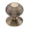 Heritage Brass Centre Door Knob Reeded Design 3 1/2 Antique Brass Finish
UK Registered Design Number 6241152

