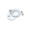 Victorian Key hole Covered Satin Chrome