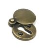Burnished Brass 30mm Round Escutcheon