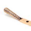 Polished Bronze 12" Hammered Newbury Stay
