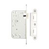 Jedo 72mm Din Bathroom Locks 60mm backset radiused Satin Stainless Steel - By Frelan Hardware - JL-DB60RSSS