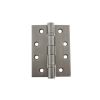 Atlantic Ball Bearing Hinges Grade 13 Fire Rated 4" x 3" x 3mm - Matt Gun Metal (Pair)