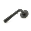 Aged Bronze Hammered Newbury Lever on Rose Set (Plain) - Unsprung