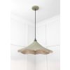 Smooth Nickel Flora Pendant in Tump