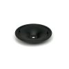 Matt Black Art Deco Centre Door Knob