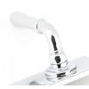 Polished Chrome Hammered Newbury Lever Latch Set